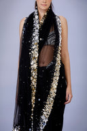 The Noir Sari & Petticoat