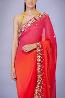 The Persimmon Sari & Petticoat