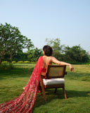 The Sindoor Sari & Petticoat