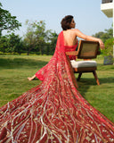 The Sindoor Sari & Petticoat