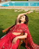 The Sindoor Sari & Petticoat