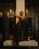 The Midnight Garden Sari & Petticoat