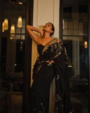 The Midnight Garden Sari & Petticoat