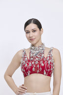 The Volcano Pre-stitched Sari