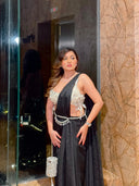 The Cresent Moon Pre-drape sari