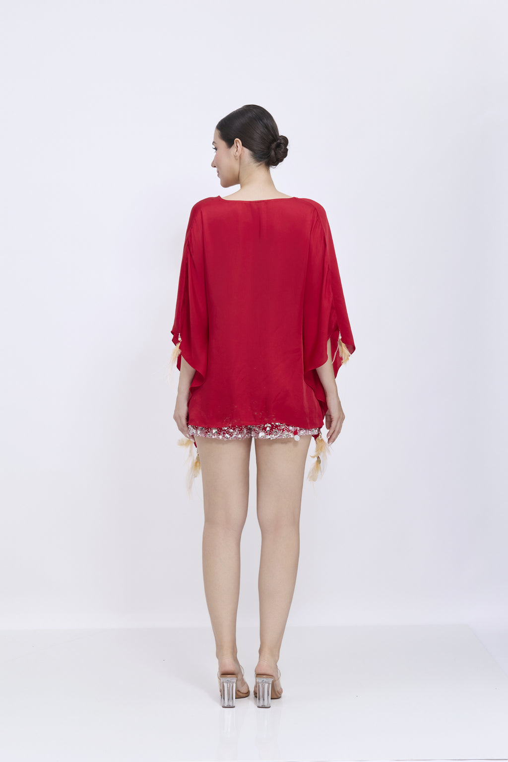 Red Etm Kaftan