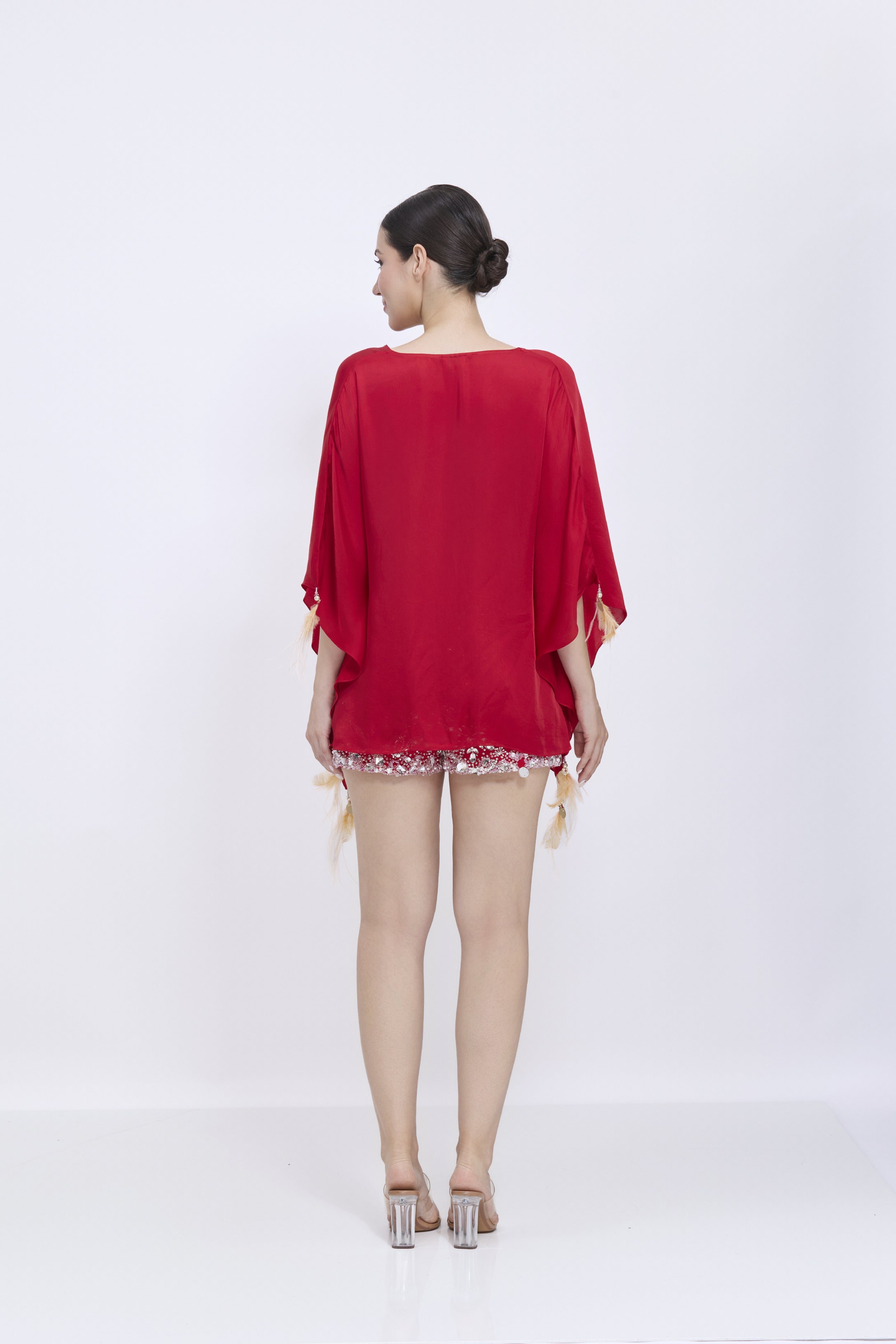 Red Etm Kaftan