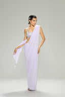 The Iris Draped Sari Set
