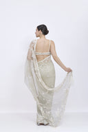 Shades Of Ash Grey Saree