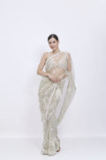 Shades Of Ash Grey Saree
