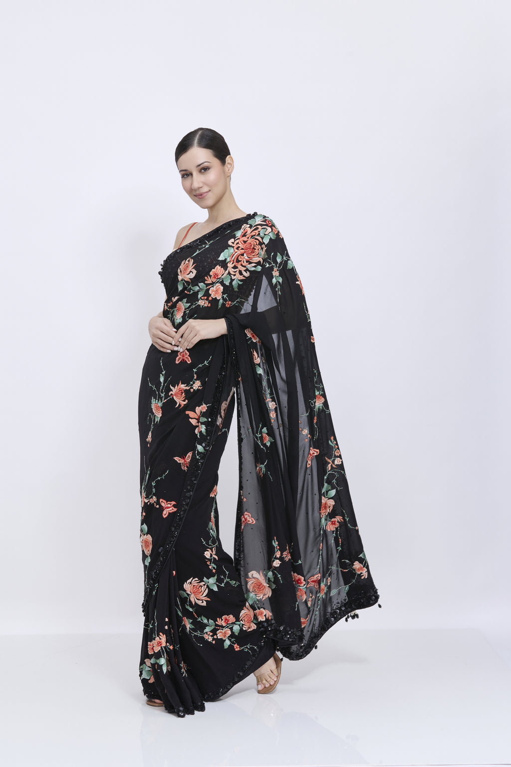 Black Saree