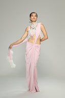 The Foxy Pre Daped Sari Set