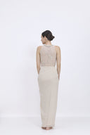The Moondrop Draped Gown