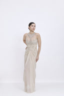 The Moondrop Draped Gown