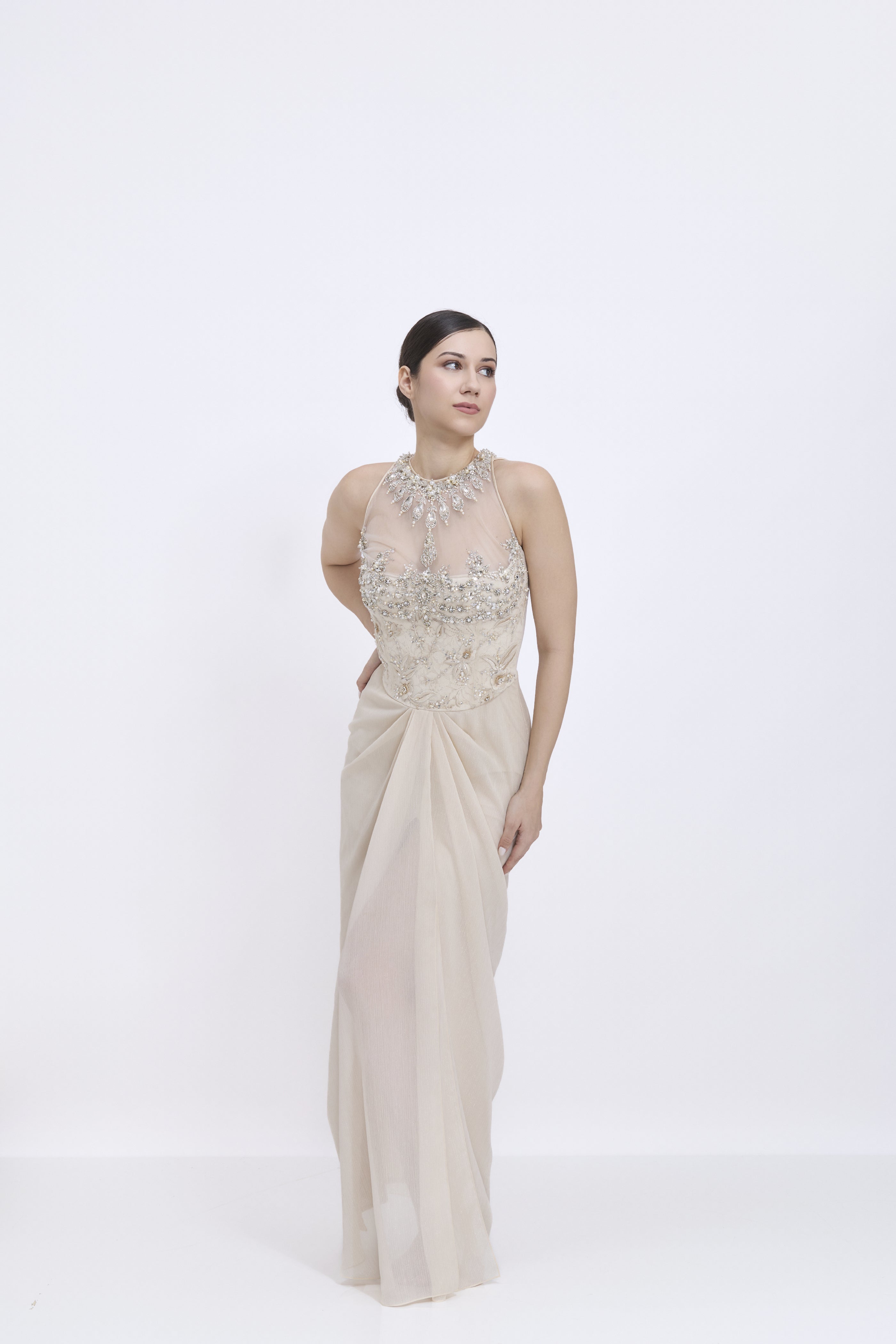 Creme Fw25 Gown