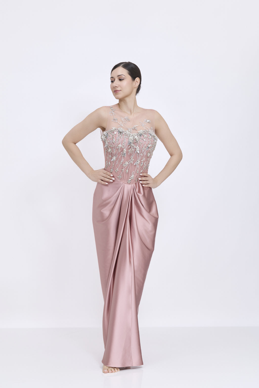 Old Rose Fw25 Gown