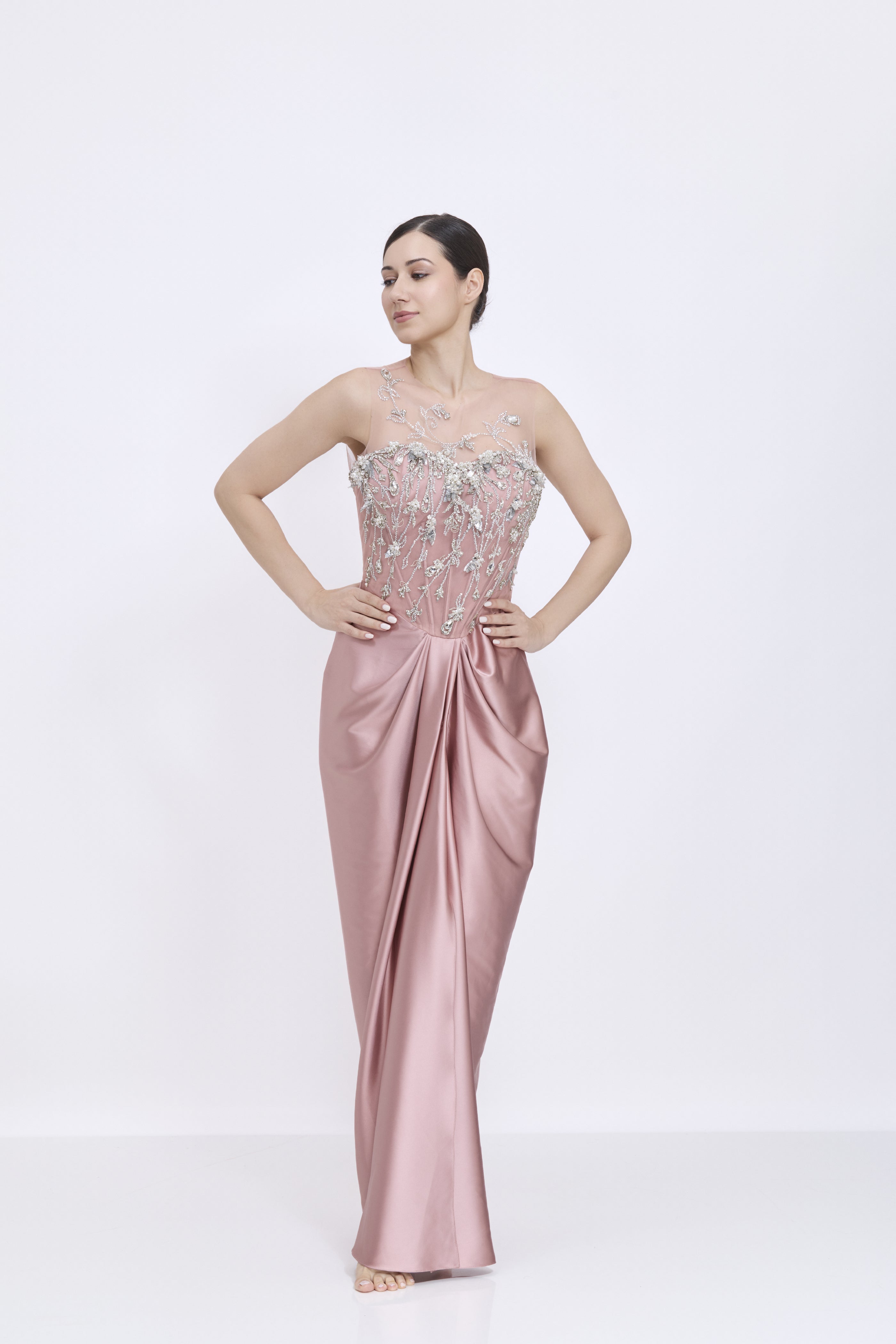 Old Rose Fw25 Gown