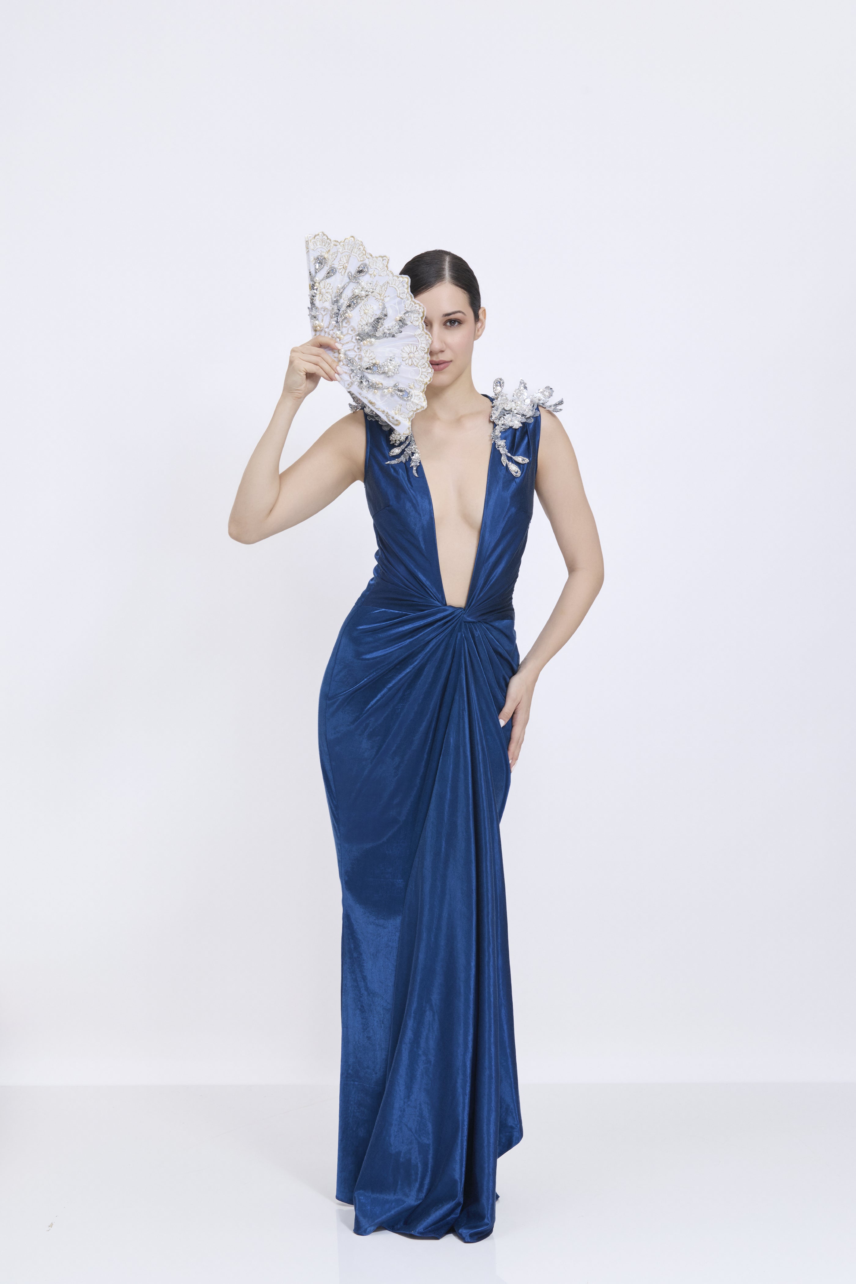 Sapphire Omp Gown