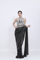 Black Halter Blouse