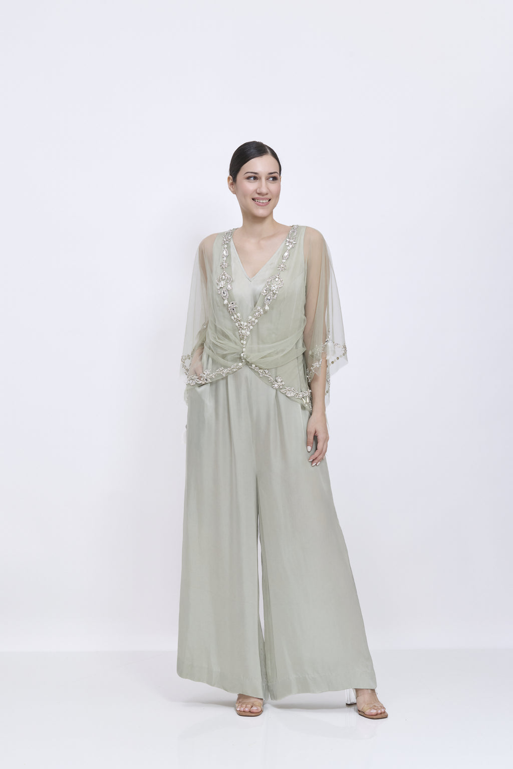 Ash Grey Jumpsuit