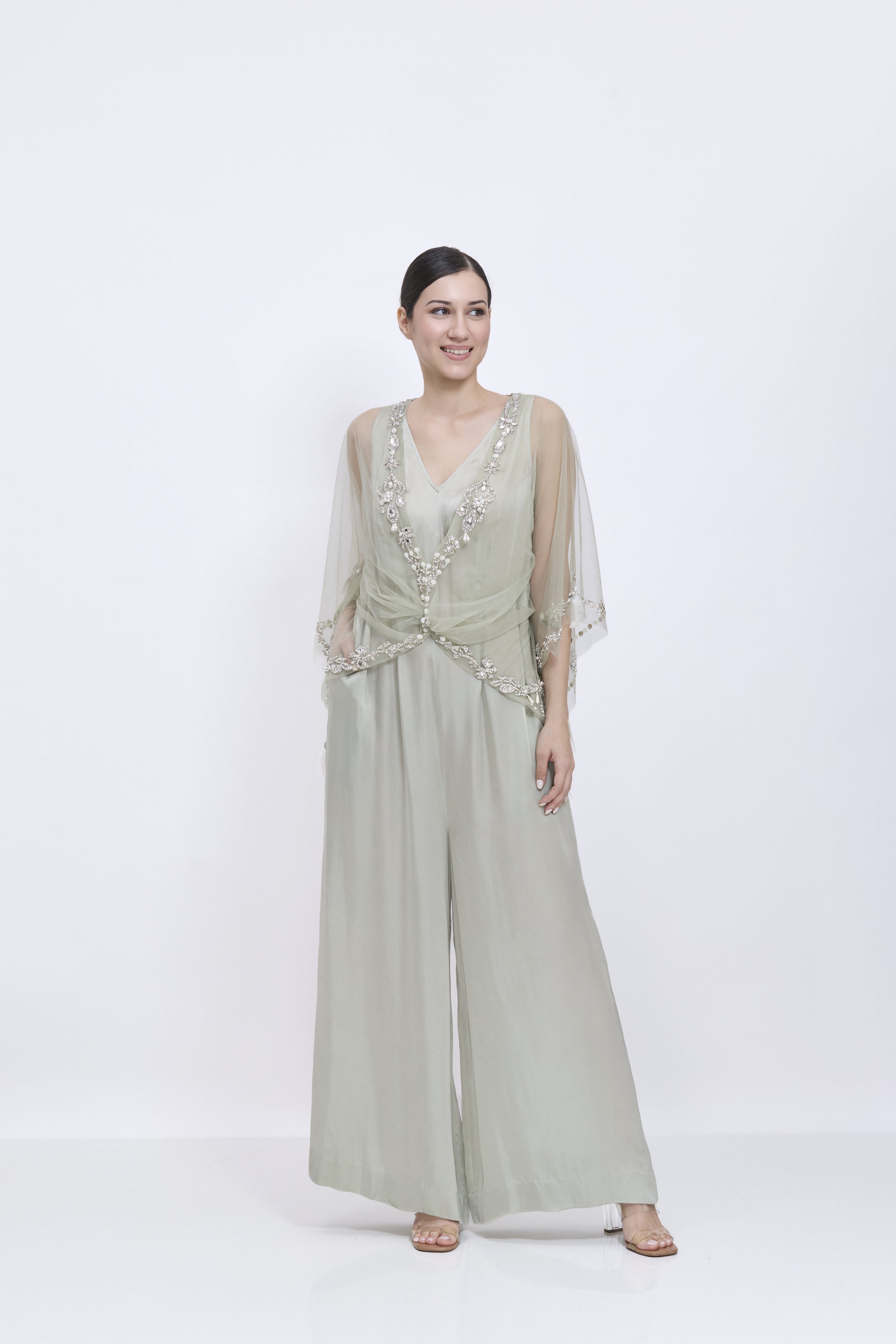 Ash Grey Jumpsuit