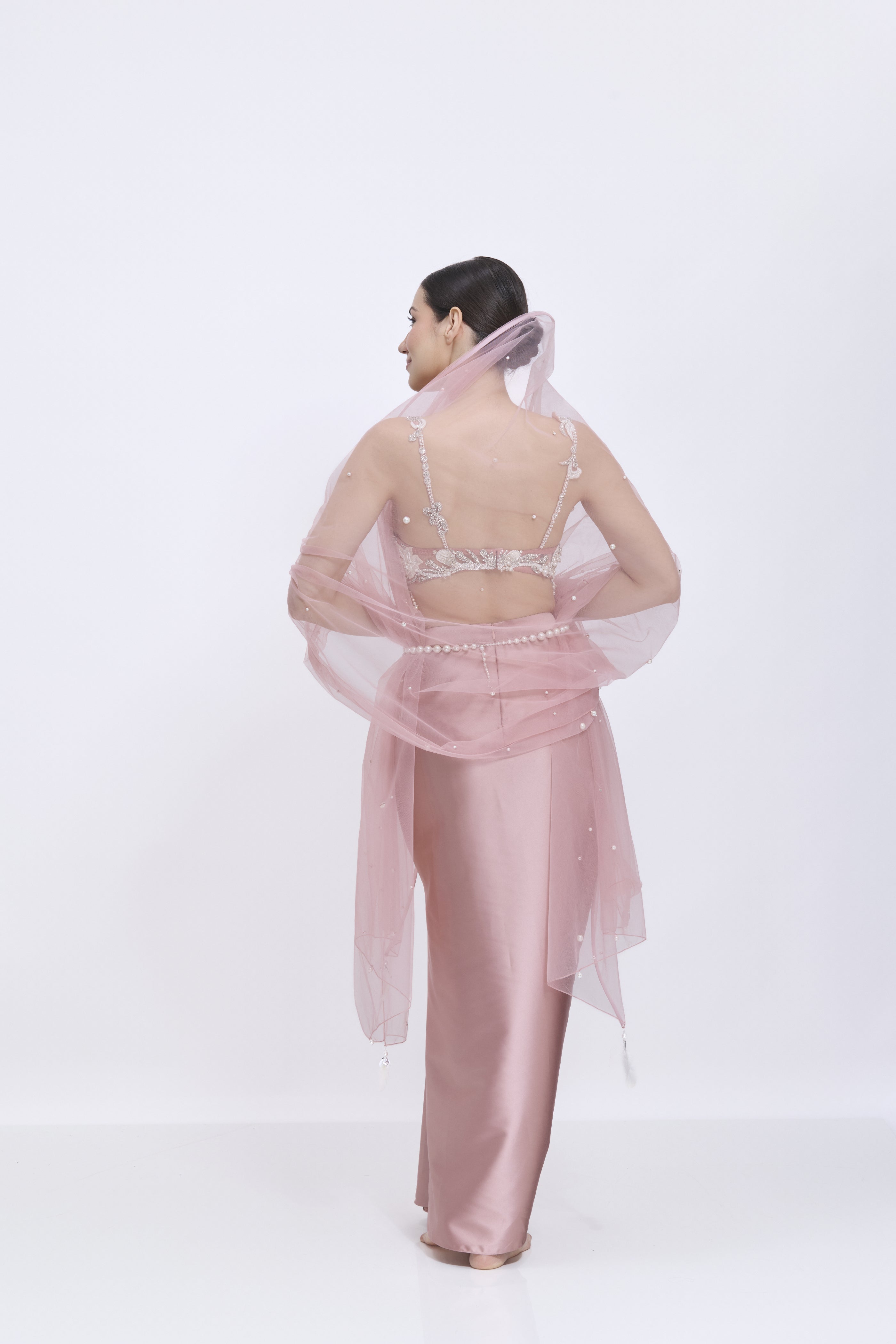 Old Rose Skirt Set