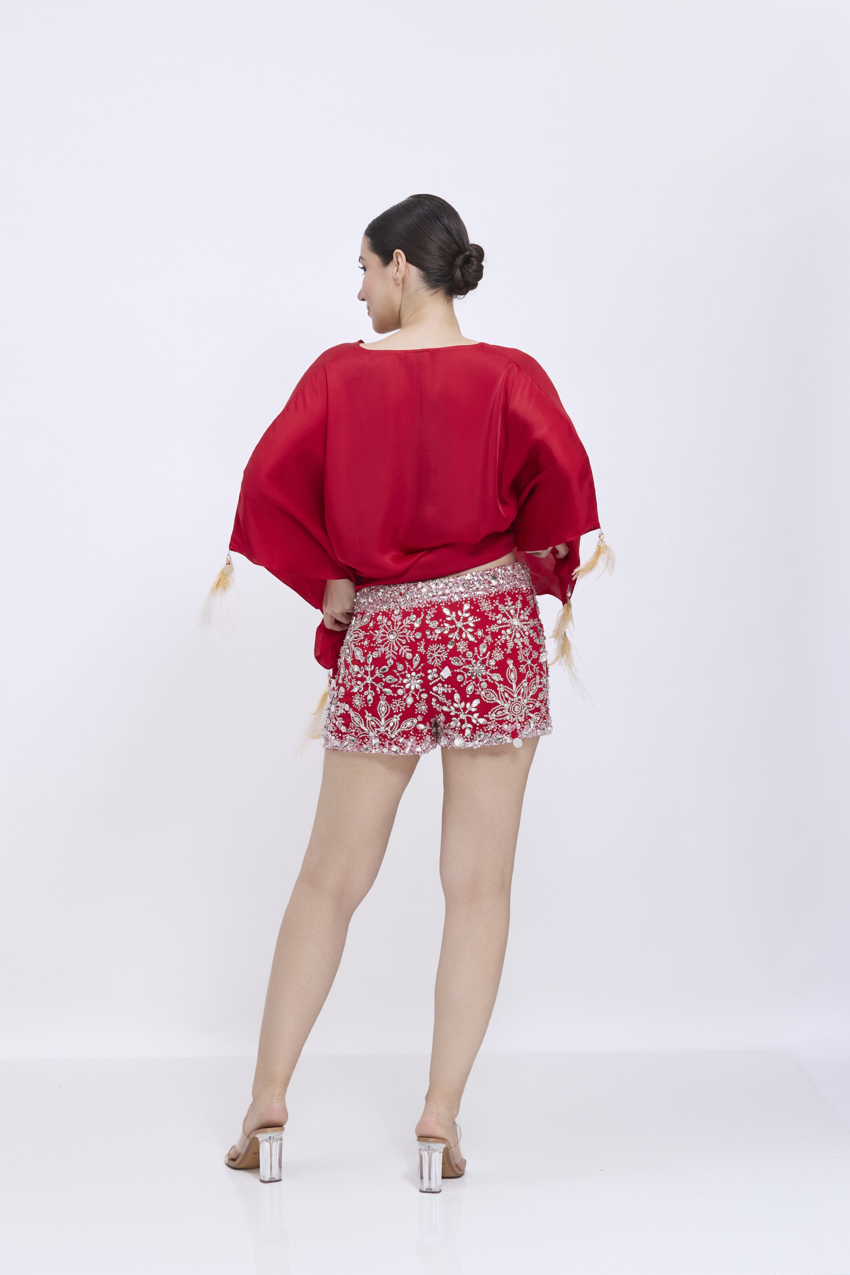 Red Etm Shorts