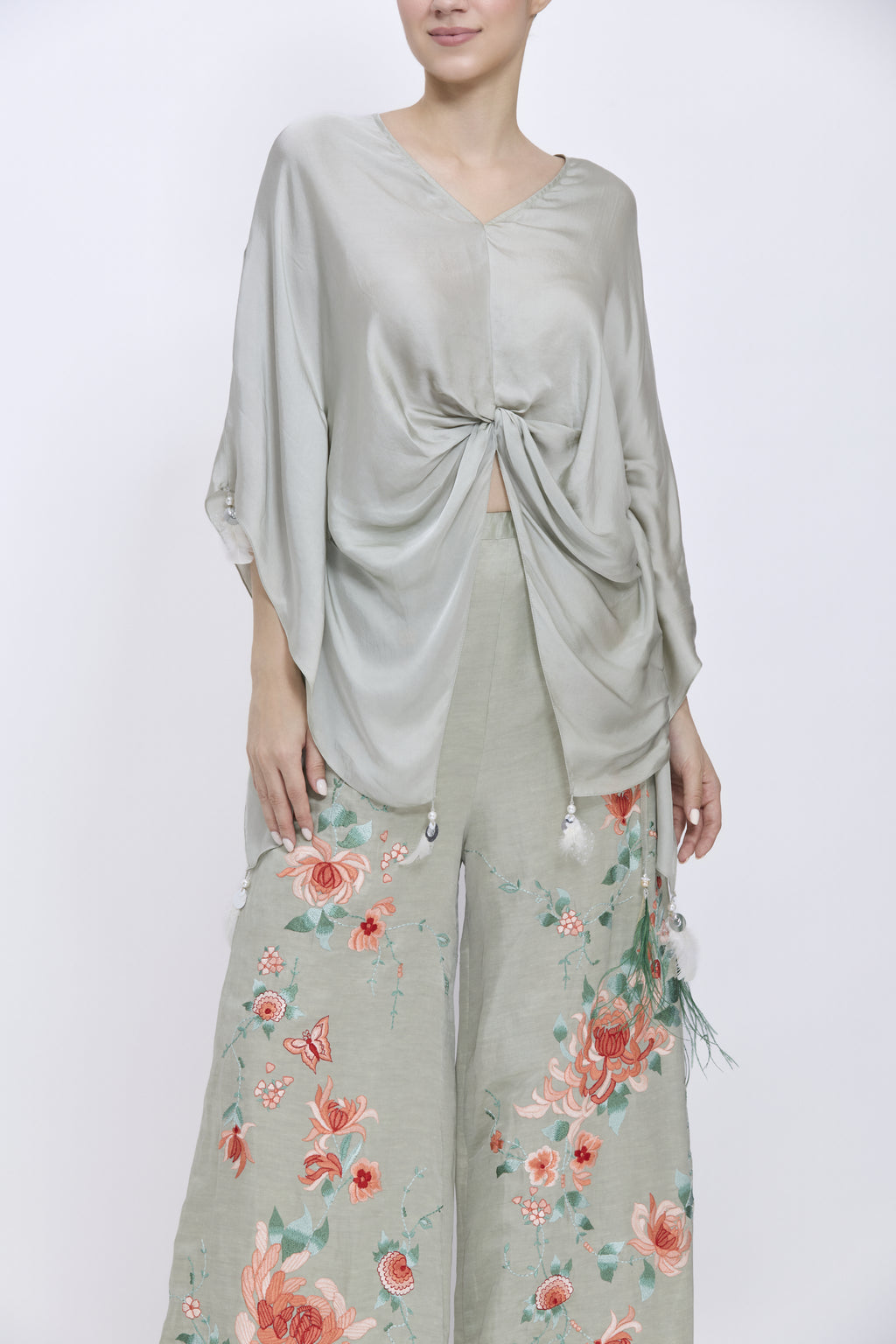 Ash Grey Kaftan