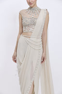 The Biscotti Pre-stitch Saree