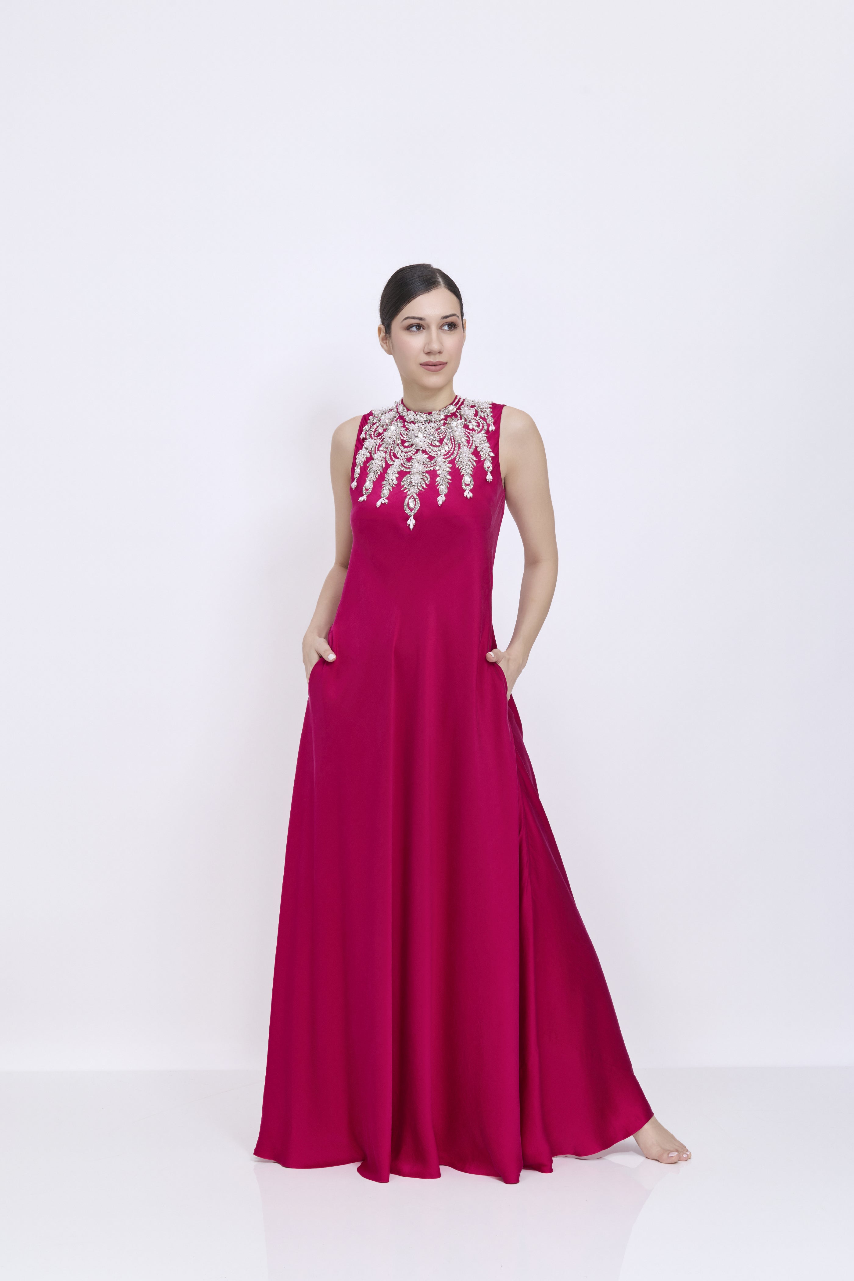 Ruby Pink Omp Gown
