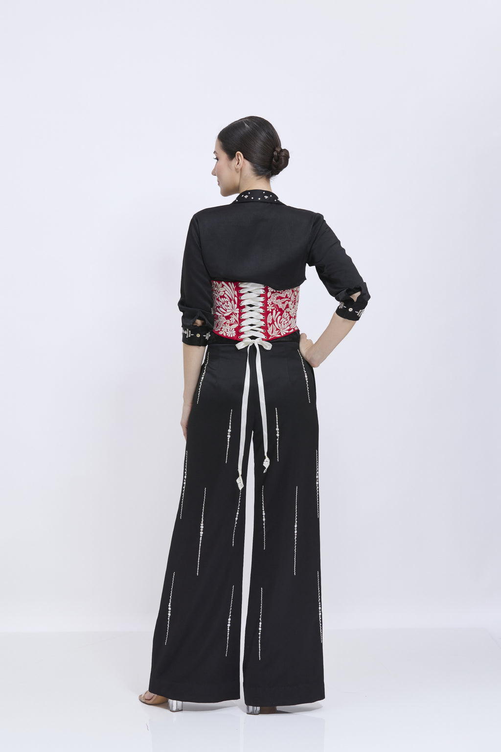 Red Etm Waist Corset