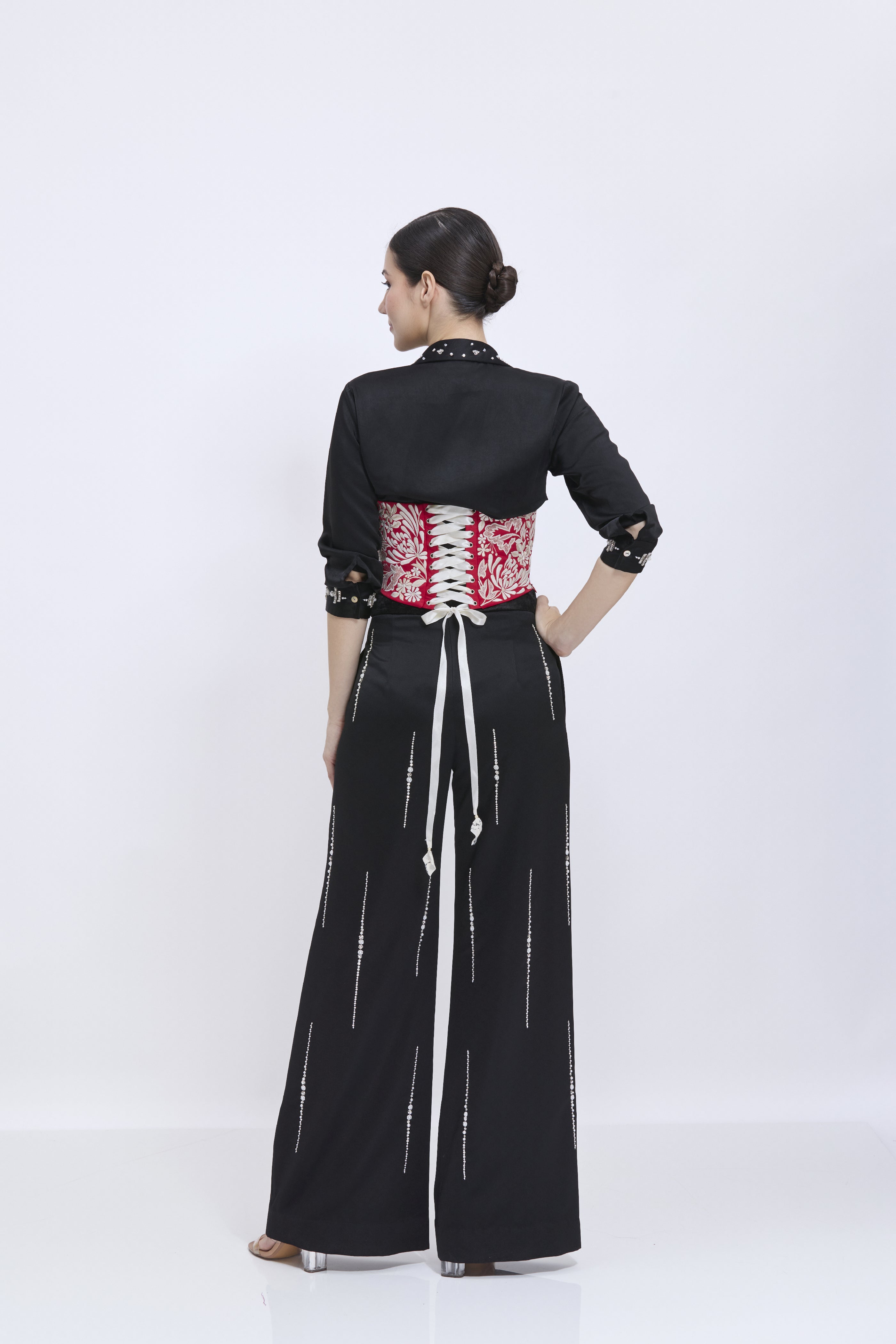 Red Etm Waist Corset
