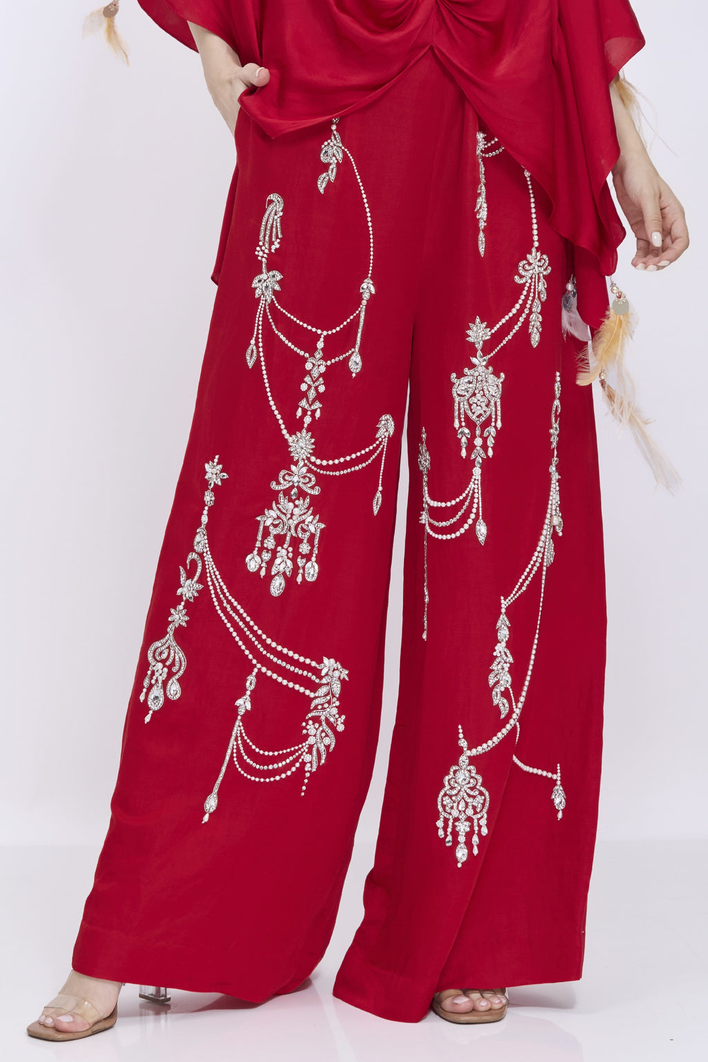 Red Etm Trouser