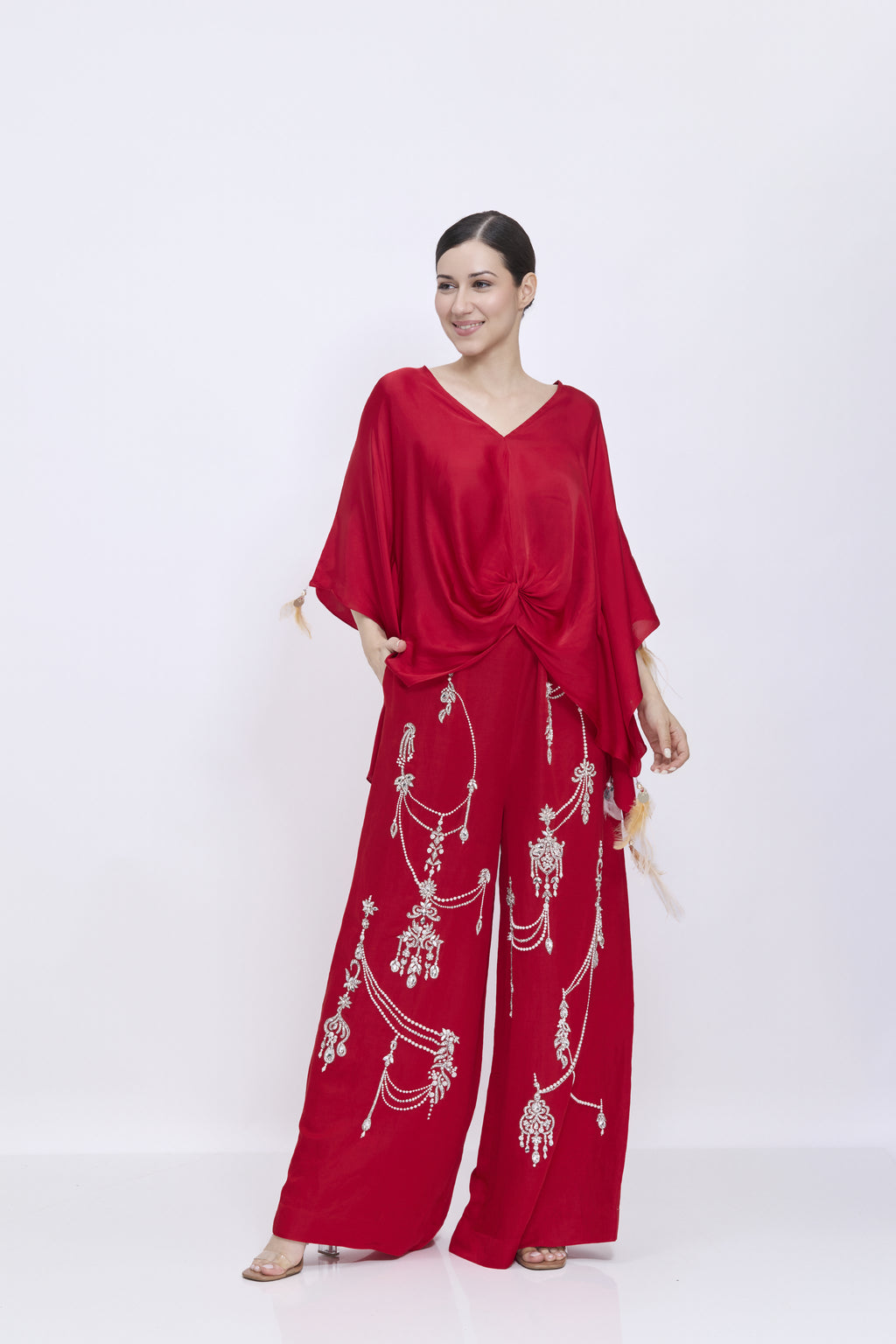 Red Etm Trouser