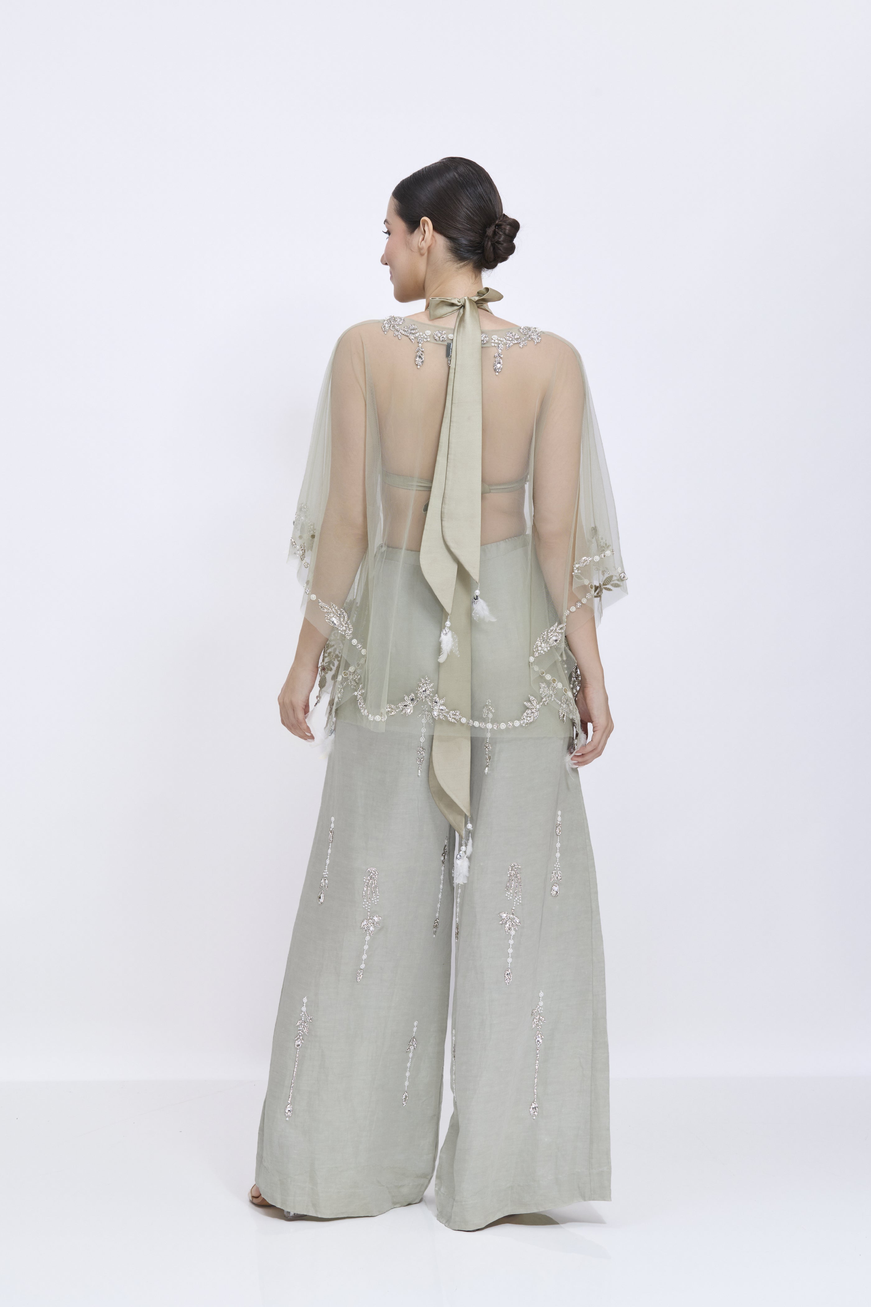 Ash Grey Kaftan