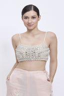 Melon Diamante Blouse