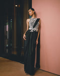 Black Sari Gown